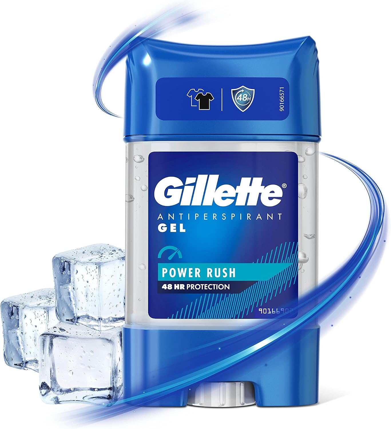 Gillette Sport High Performance Power Rush Antiperspirant Clear Gel for Unisex, 70ml
