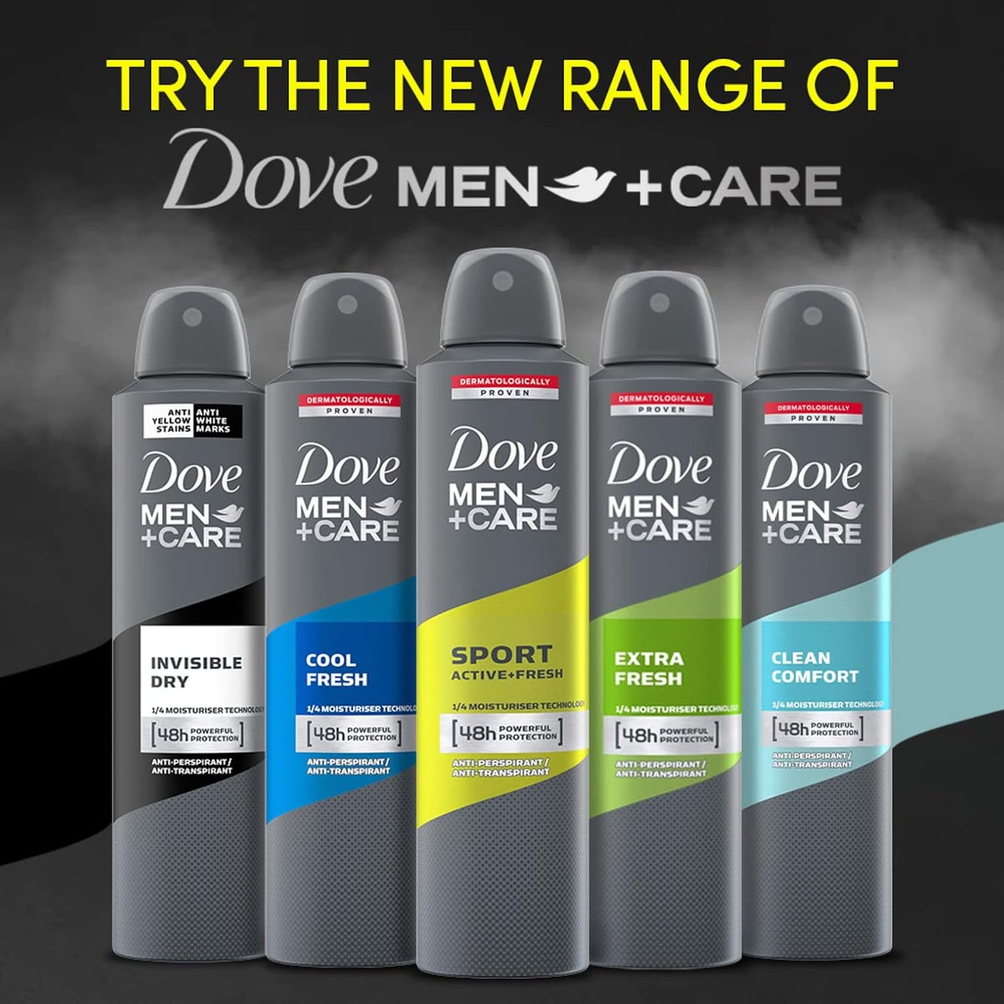 Dove men+care sport active+ fresh anti-perspirant deodorant aerosol, 250ml