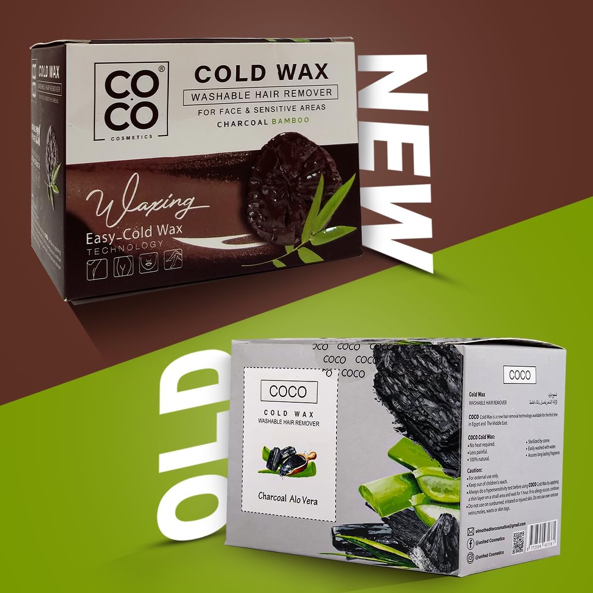 Coco Wax Cold Charcoal & Bamboo 250 Gram