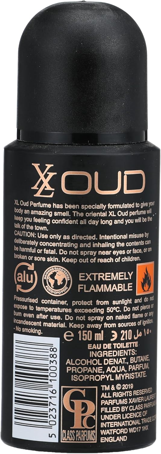 Xavier Laurent  Body Spray Royal Oud For Men 150Ml