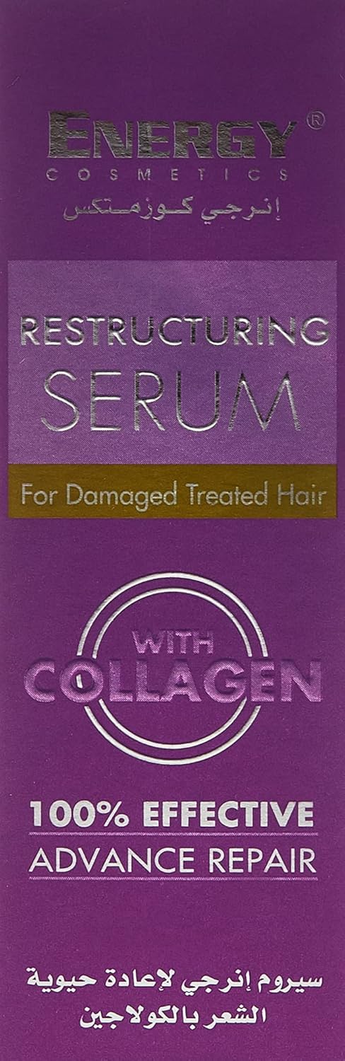 Energy Cosmetics restr with collagen hair serum, 60 ml, 3430037