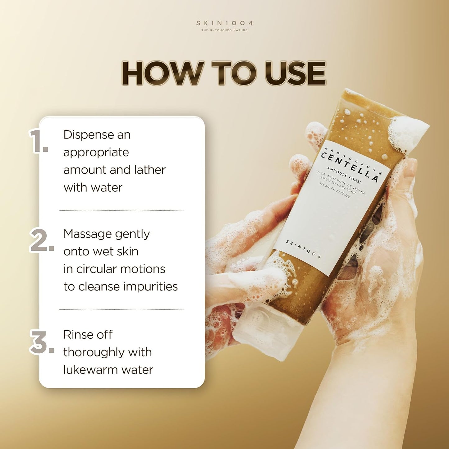 SKIN1004 Madagascar Centella Ampoule Foam, 125mL