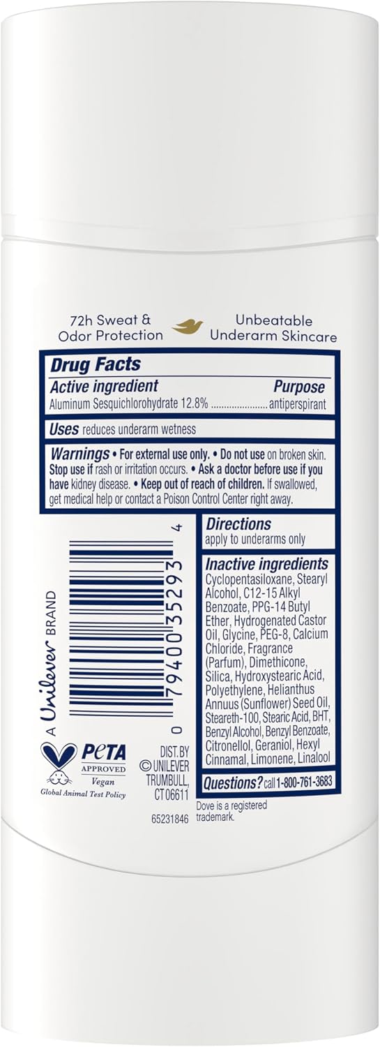 Dove Advanced Care Antiperspirant, Beauty Finish, 2.6 Ounce