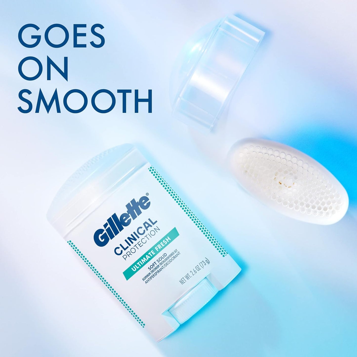 Gillette Clinical Deodorant for Men, Extra Fresh Scent, Advanced Solid Formula - 48g
