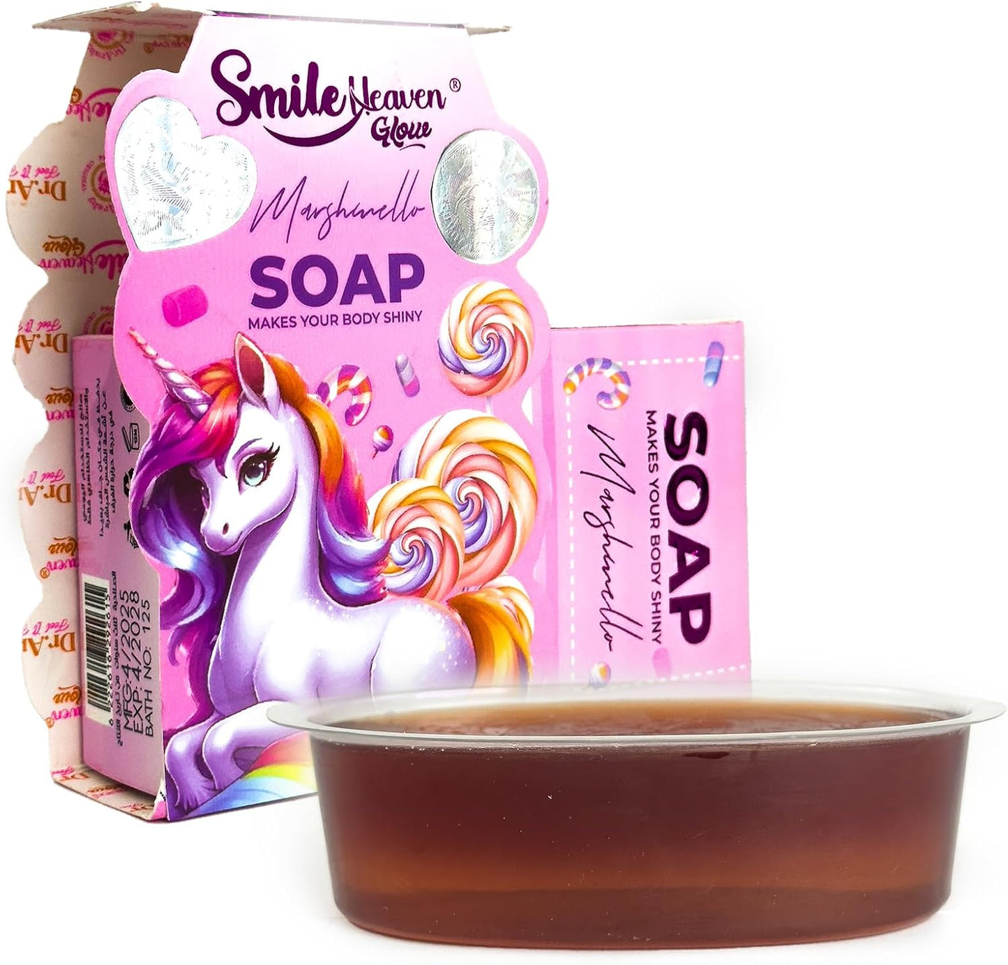 Smile Heaven - Soap, For Daily Use, 125GM, Sensual Fragrance, Makes Your Body Shiny (Marshmelo)