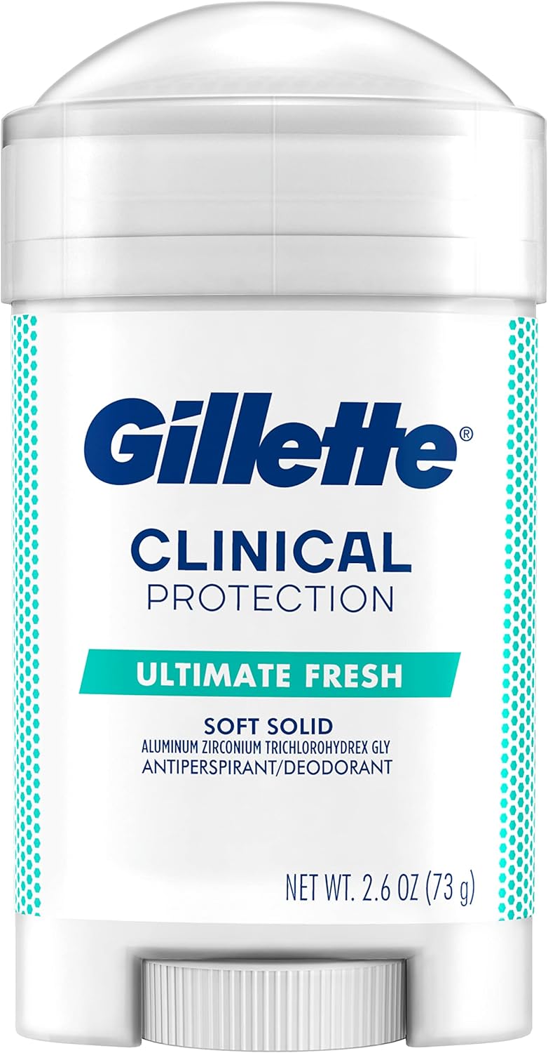Gillette Clinical Deodorant for Men, Extra Fresh Scent, Advanced Solid Formula - 48g