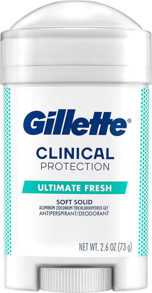 Gillette Clinical Deodorant for Men, Extra Fresh Scent, Advanced Solid Formula - 48g