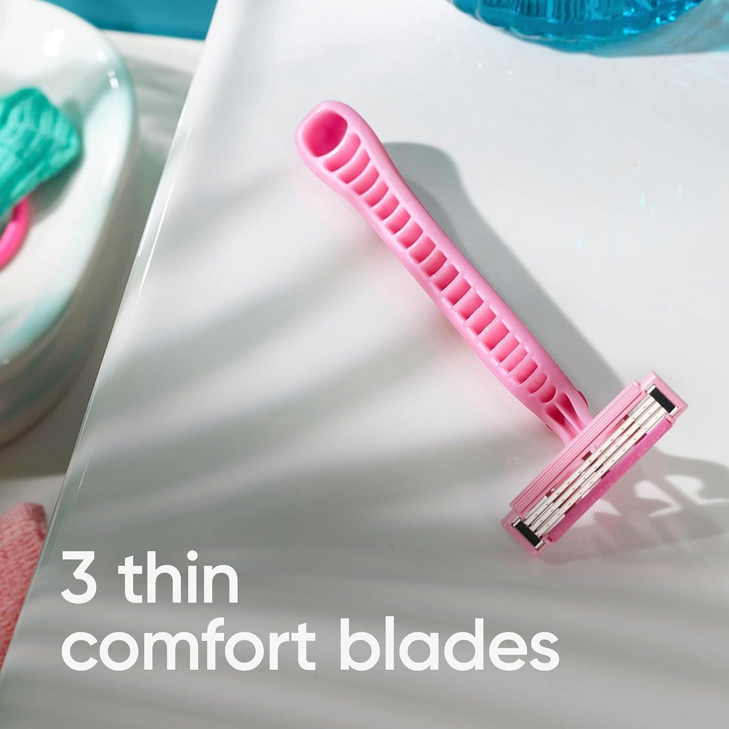 Gillette Simply Venus 3 Plus Disposable Razor - 4 Ct