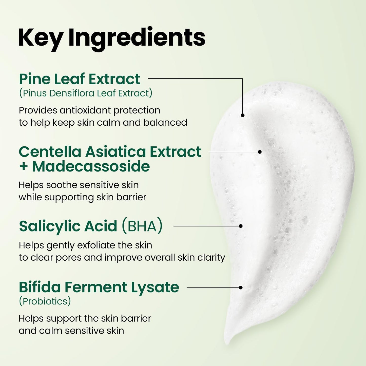 SEOUL 1988 Cleansing Foam : Pine Cica 1% + Probiotics