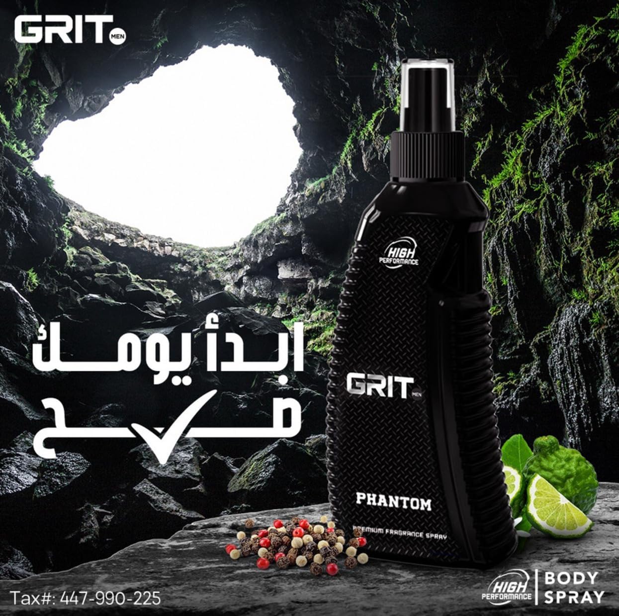 Gritmen phantom premimum fragrance body spray