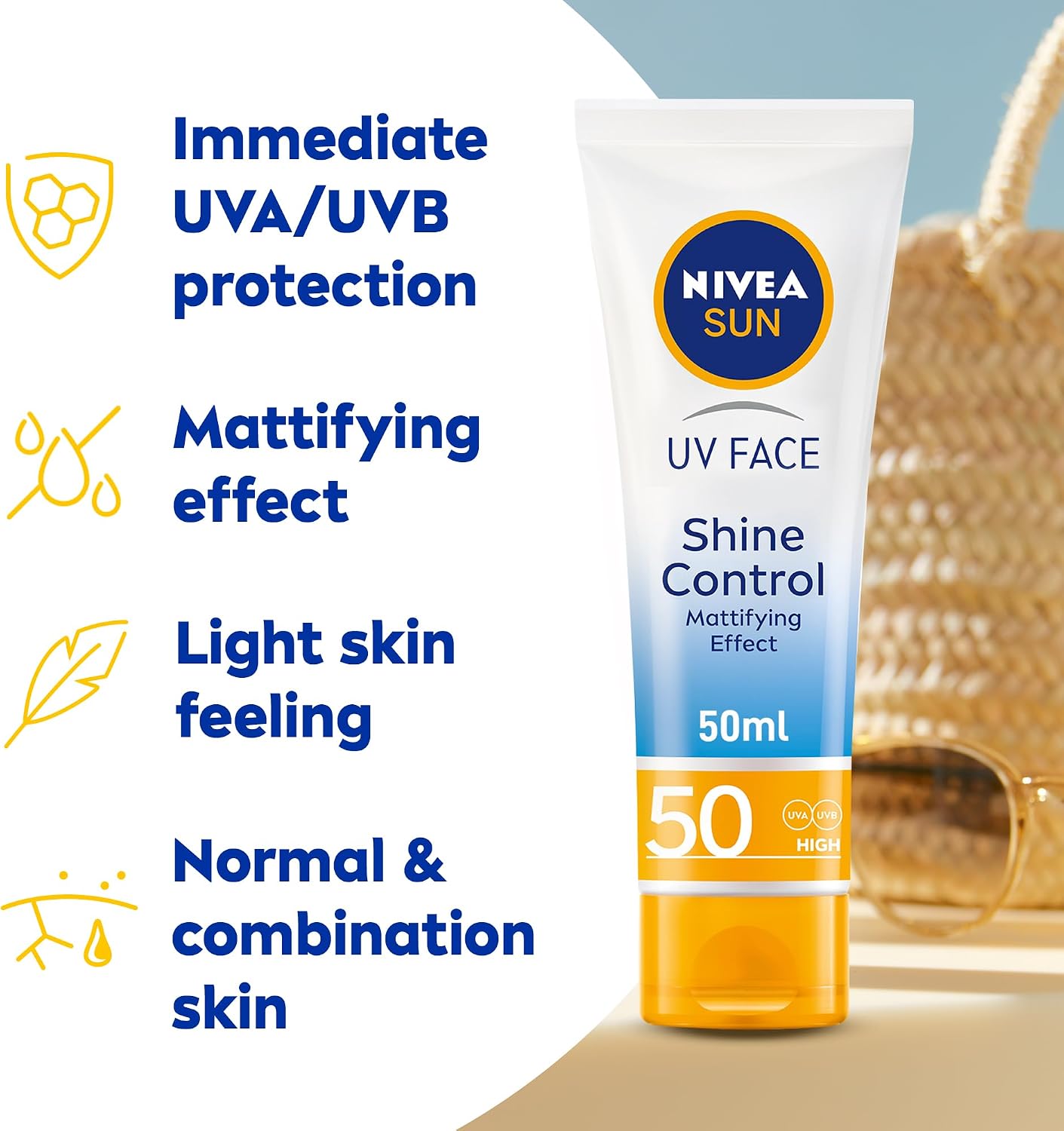 Nivea SUN FC_CRM SHN_CTRL SPF50 50ML