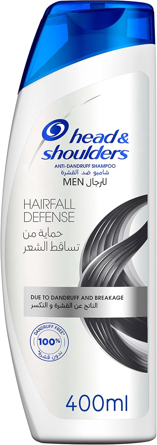 Head & Shoulders Hairfall Defense Anti-Dandruff Shampoo For Men 400ml