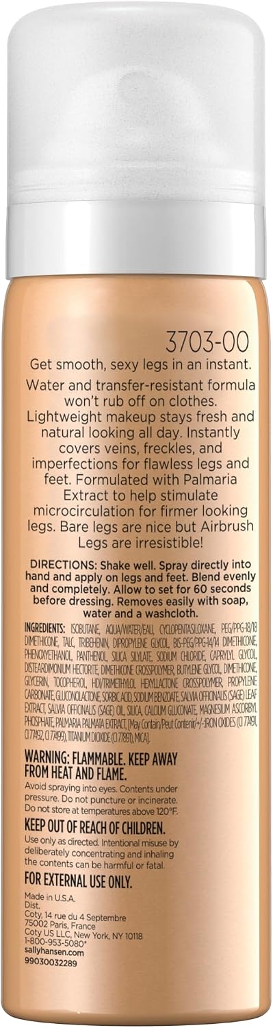 Sally Hansen - Airbrush Legs, Leg Makeup Foundation - Fairest (118ml)