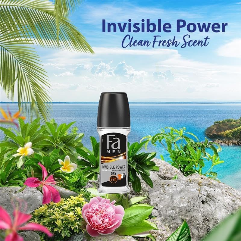 Fa Invisible Power Antiperspirant Roll-on for Men - 50 ml
