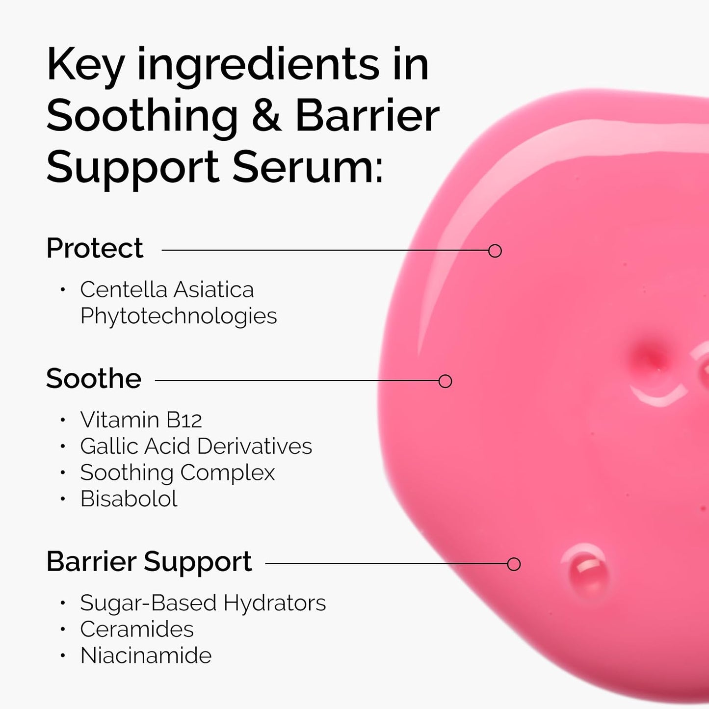 The Ordinary Soothing & Barrier Support Serum | 30 ml, Pink