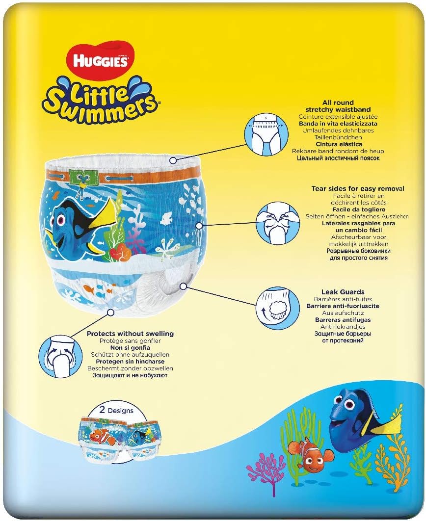 Huggies little swimmers size 5-6 nappies - pack of 11 pieces