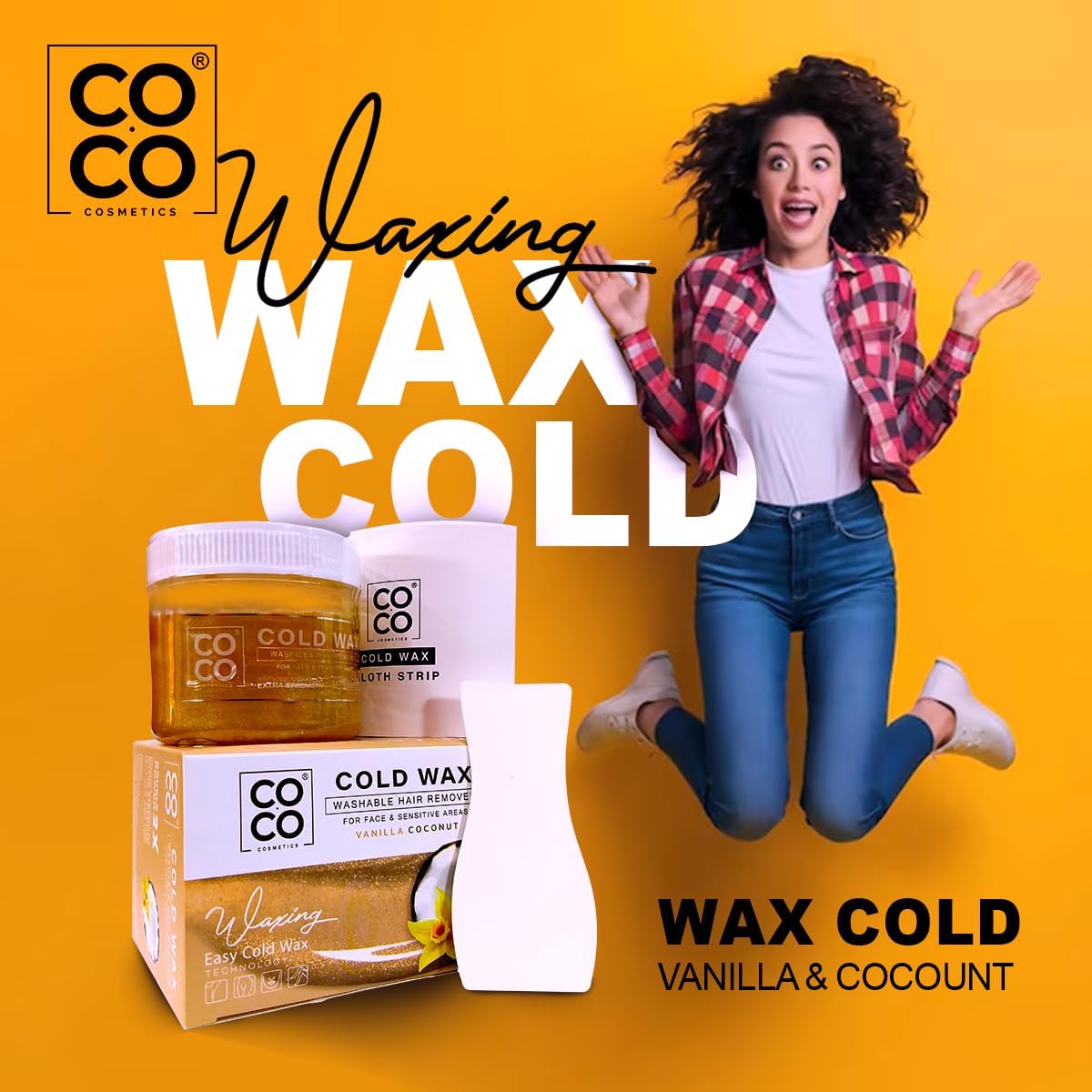 COCO Wax cold vanilla & cocount 250 gram