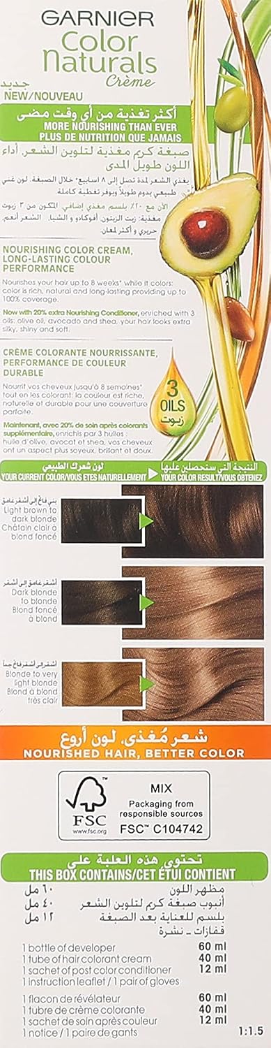 Garnier Color Naturals Crème Hair Color, Blonde 7