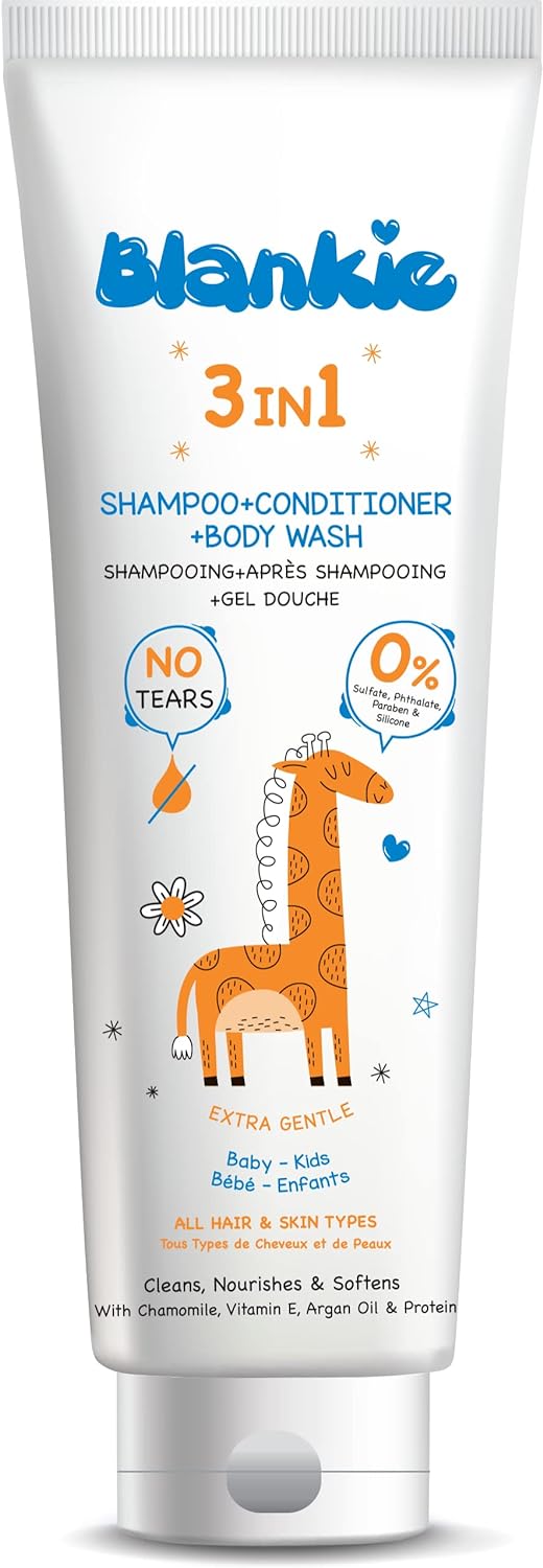 BLANKIE 3 IN 1 SHAMPOO + CONDITIONER + BODY WASH 200ML