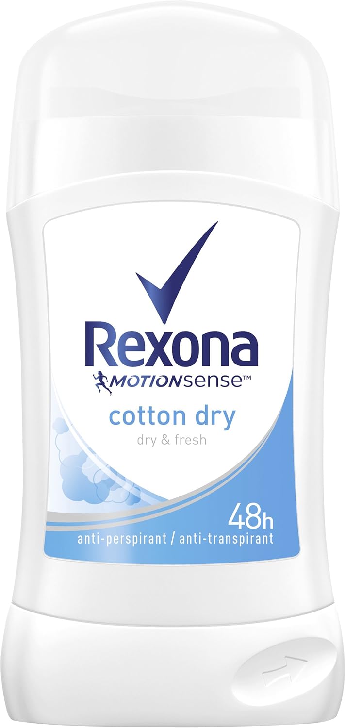 Rexona Antiperspirant Cotton Dry Deodorant Stick, 40 ml