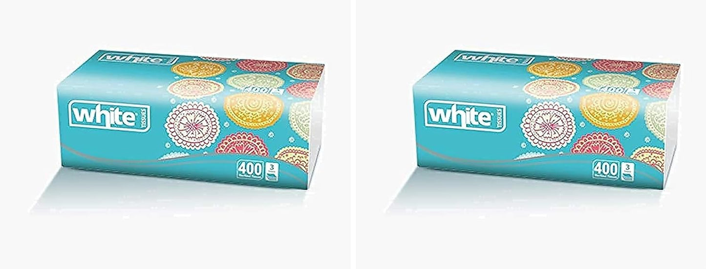 White facial, 210 tissues, 5 packs