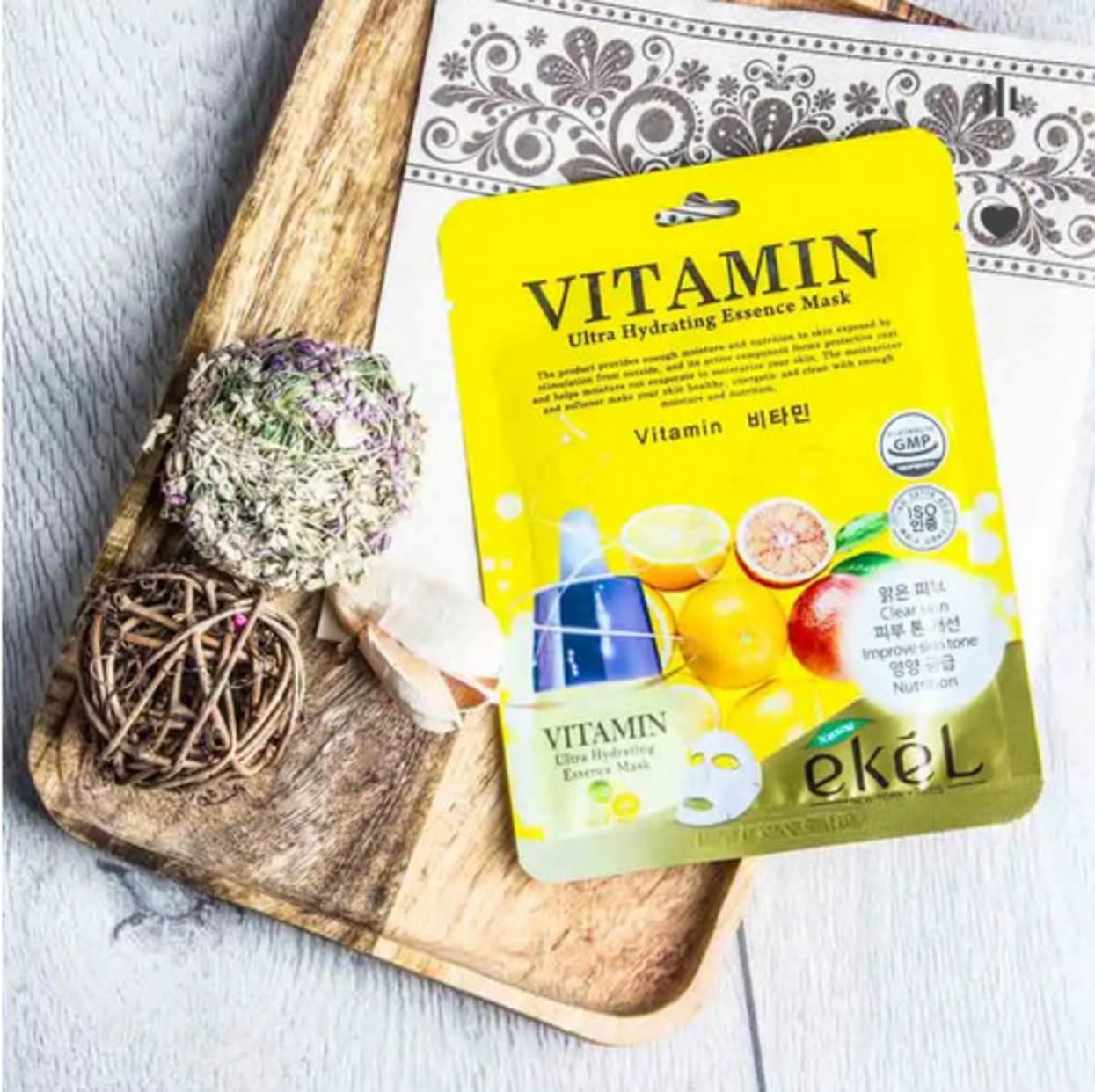 Ekel vitamin ultra hydrating essence face mask sheet 25ml