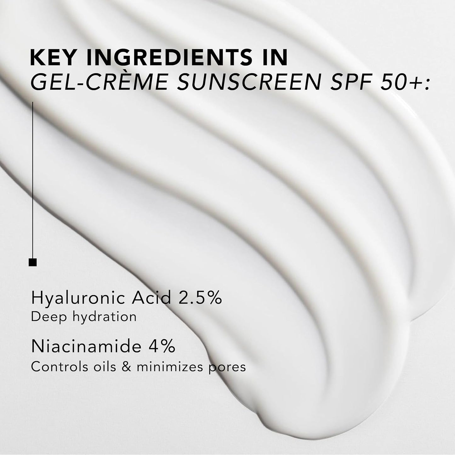 Dermaelle HyaluSolaire Gel Cream Sunscreen SPF +50 – Lightweight Gel Cream Face Sunscreen for Oily Skin, Daily UV Protection & Shine Control