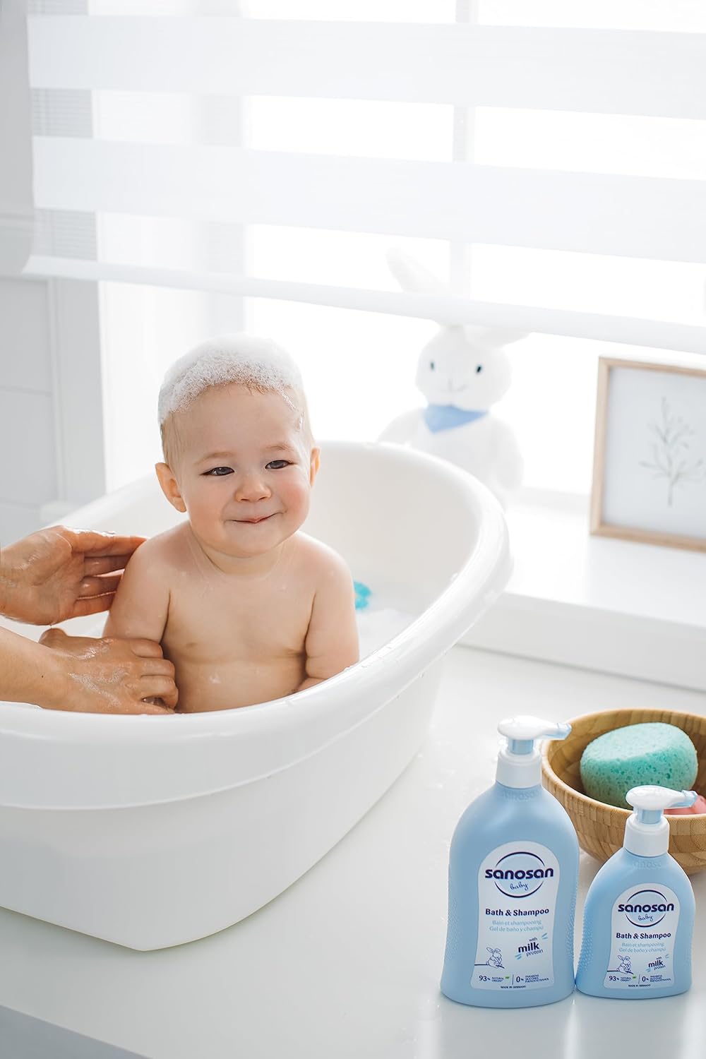 Sanosan Bath And Shampoo For Baby, 500 Ml