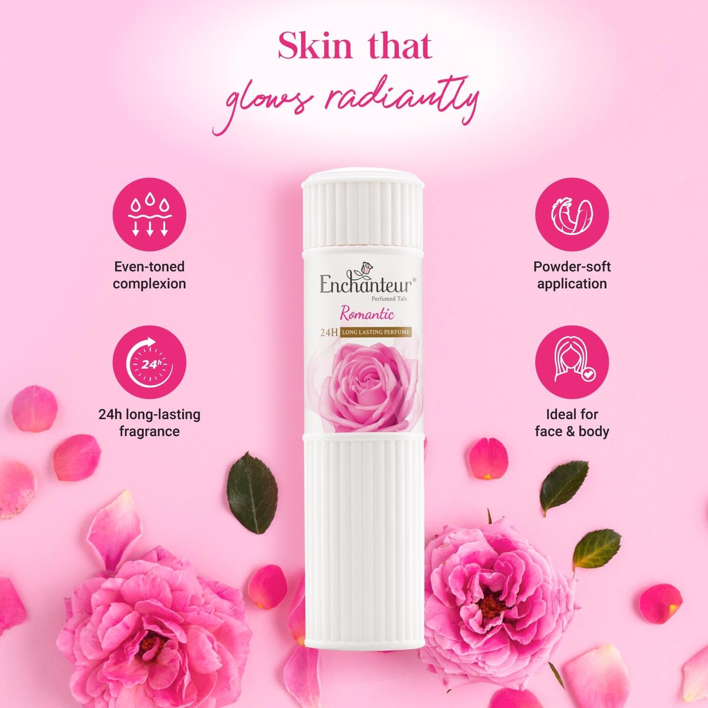 Enchanteur Romantic Perfumed Talc - 250 g