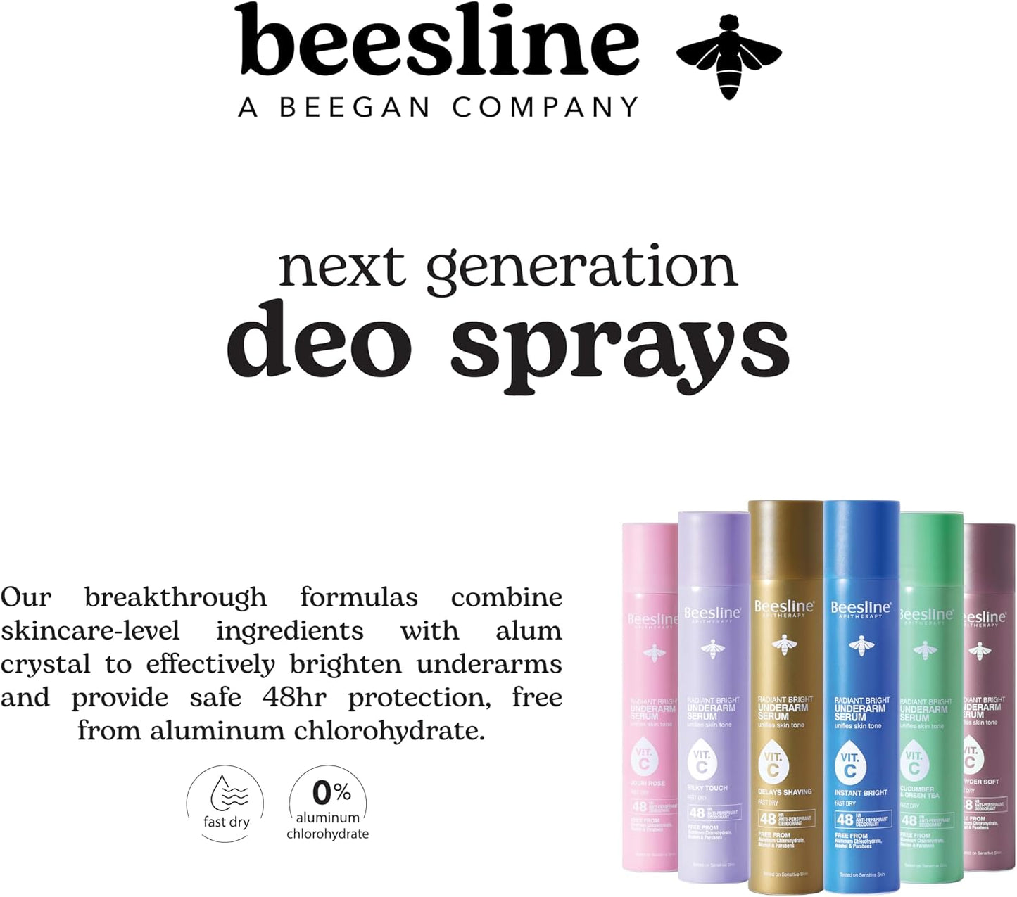 Beesline Radiant Bright Under-arm Serum, Instant Bright - 150 ML