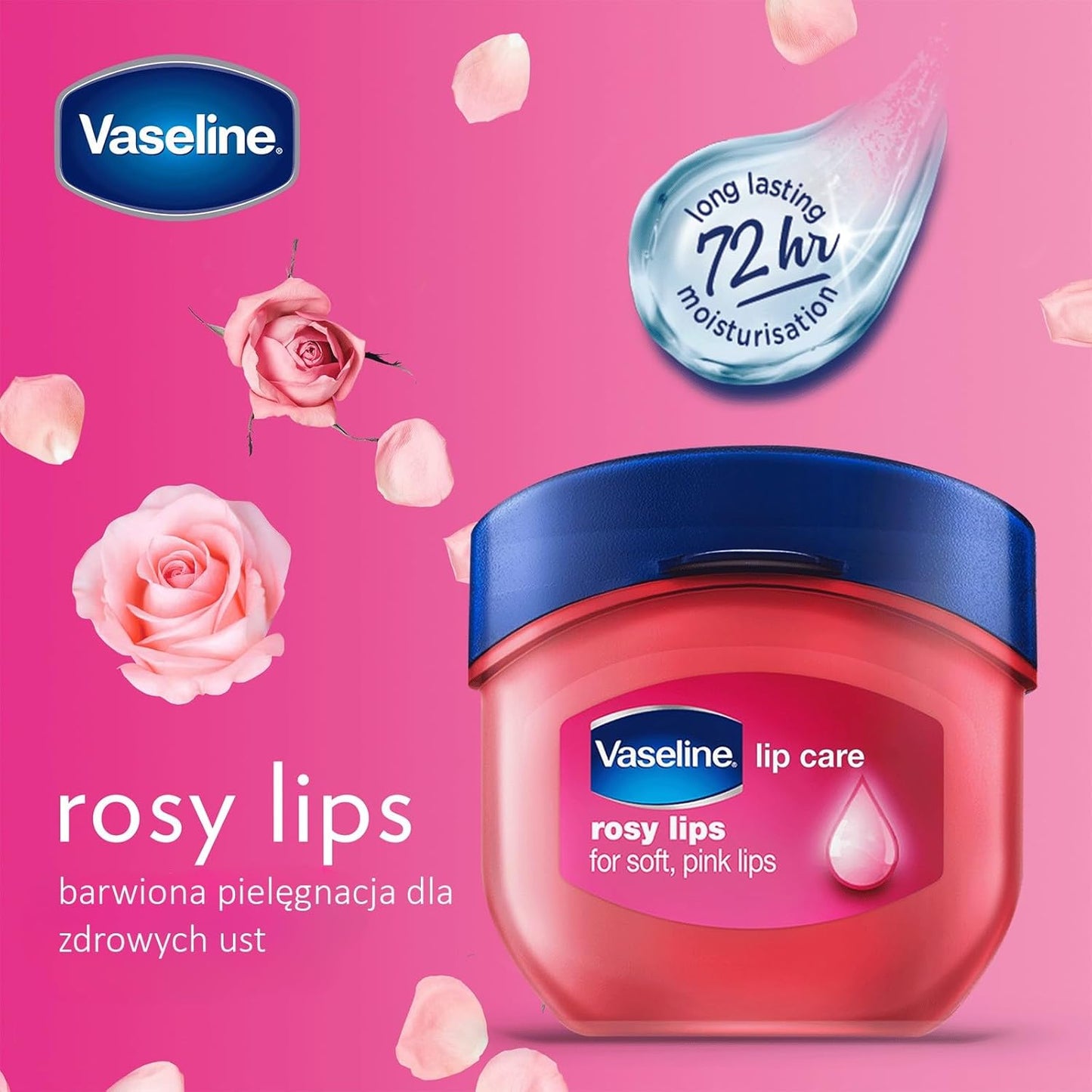 Vaseline Vas Lip Therapy, . 25oz - Rosy