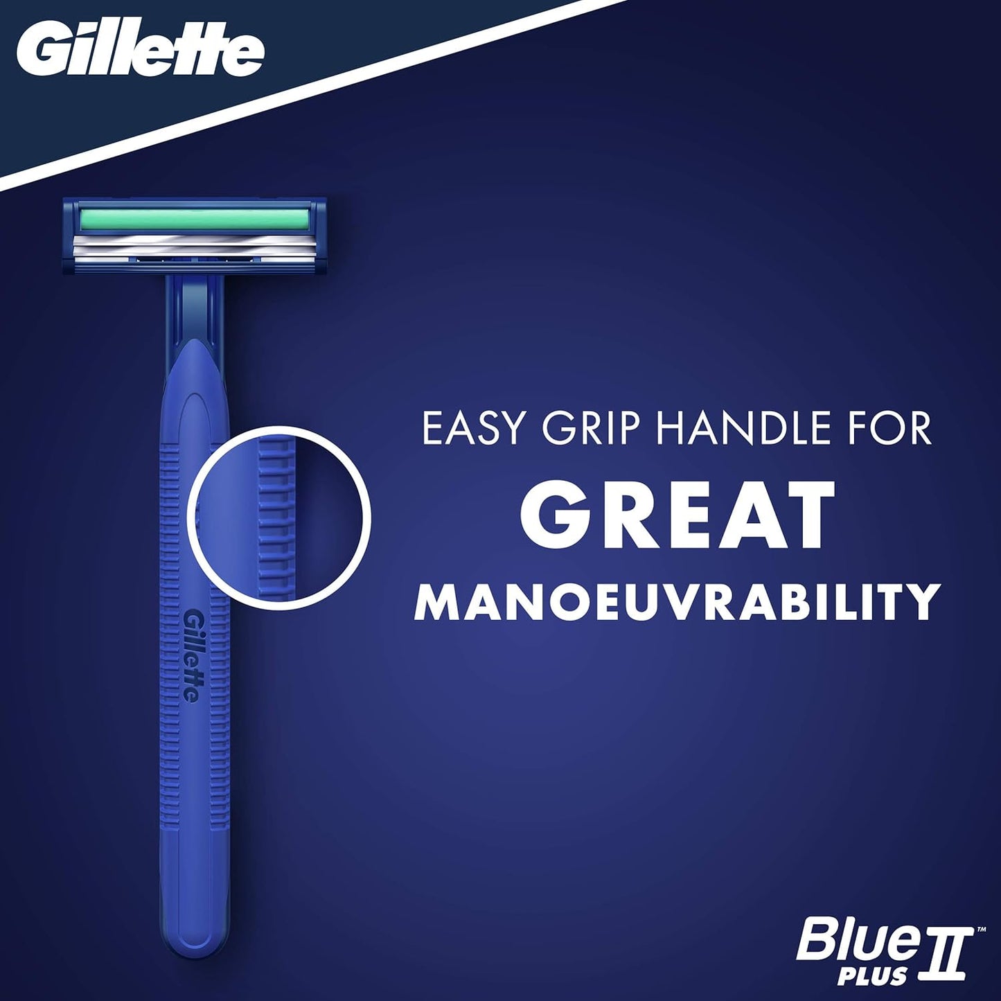 Gillette Blue II Plus Disposable Razors - Pack of 5