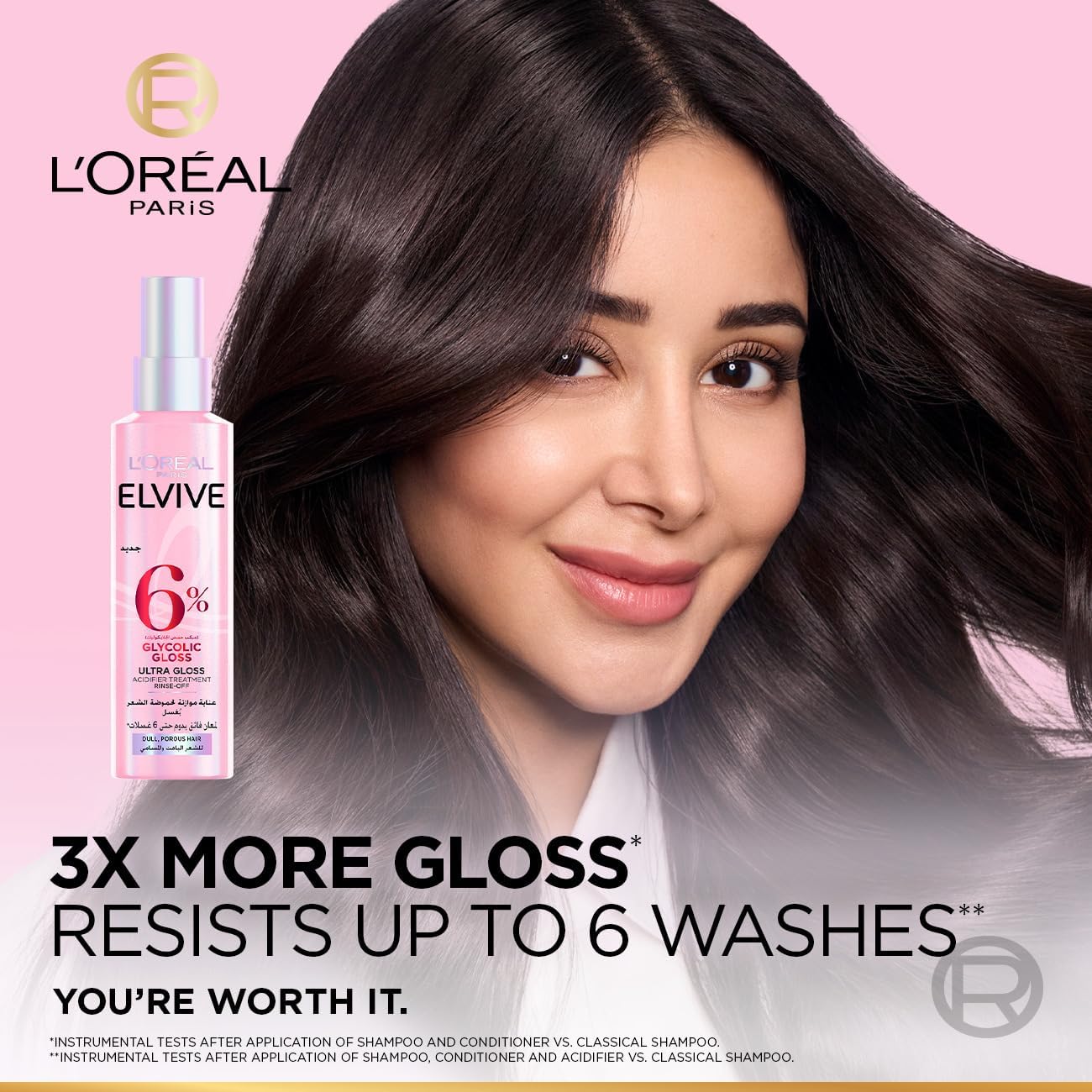 L'Oréal Paris Elvive - Glycolic Gloss Leave in Serum -150 ml