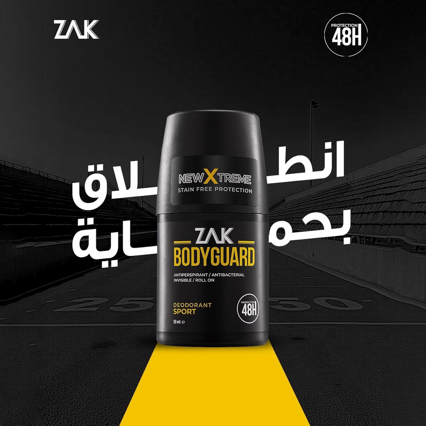 ZAK Bodyguard Sport Roll-On Deodorant 50 ml