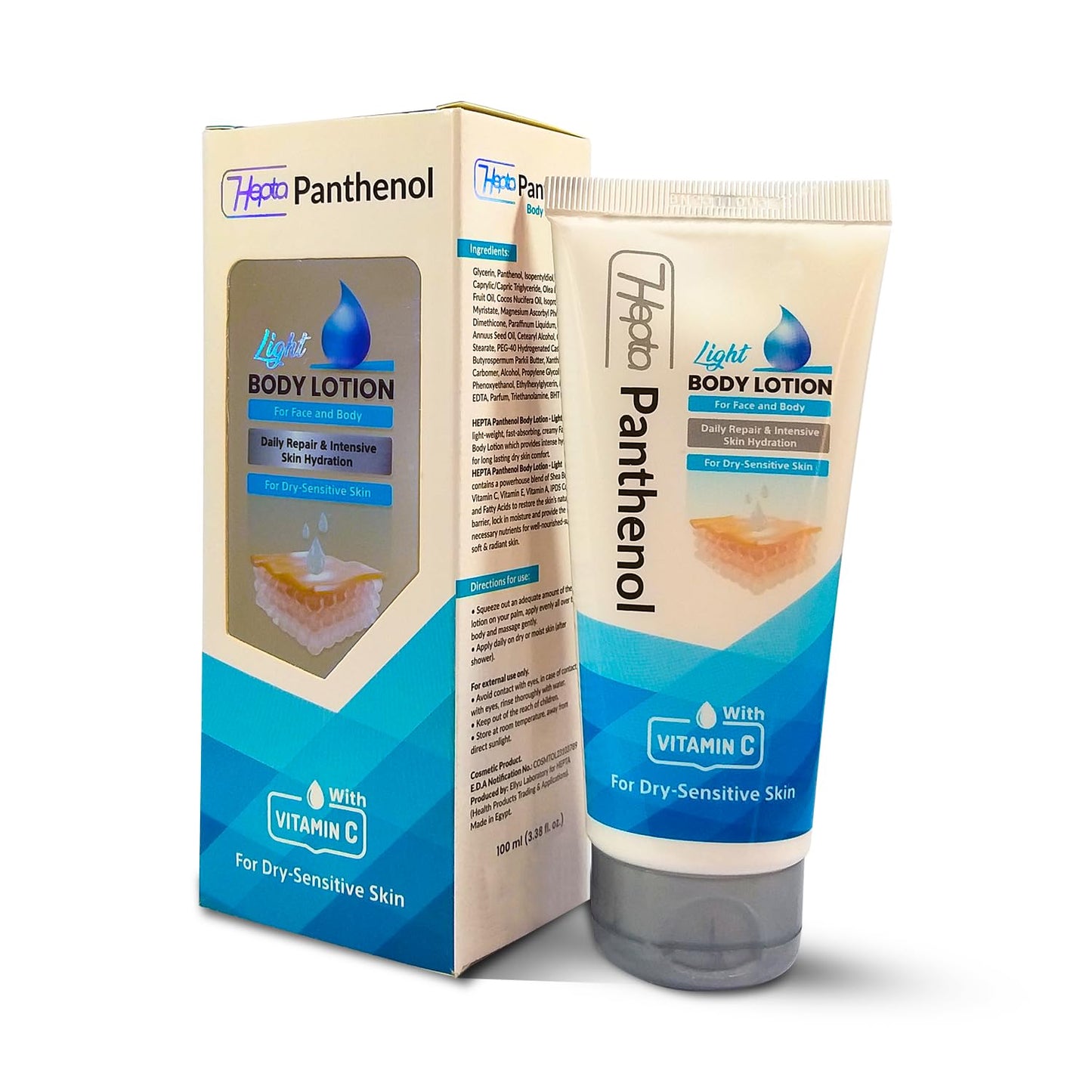 HEPTA PANTHENOL BODY LOTION WITH VIT C 100ML