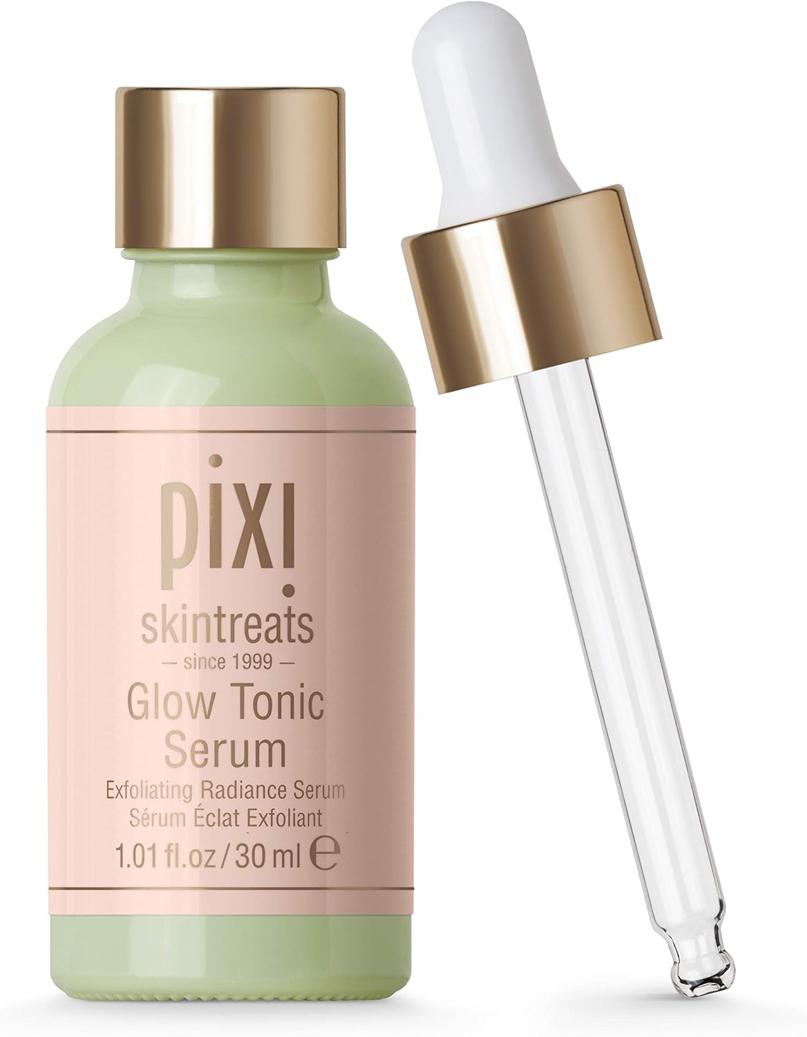 Pixi Beauty Glow Tonic Serum | Lightweight Facial Serum | Exfoliating Glycolic Acid Purifies Skin And Enhances Your Natural Glow | 1.01 Fl Oz