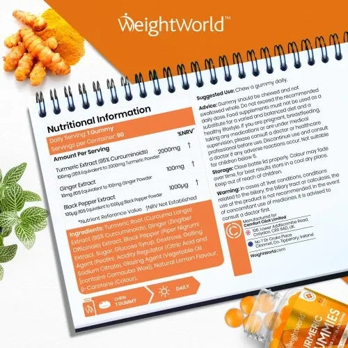 WeightWorld Turmeric 90 Gummies