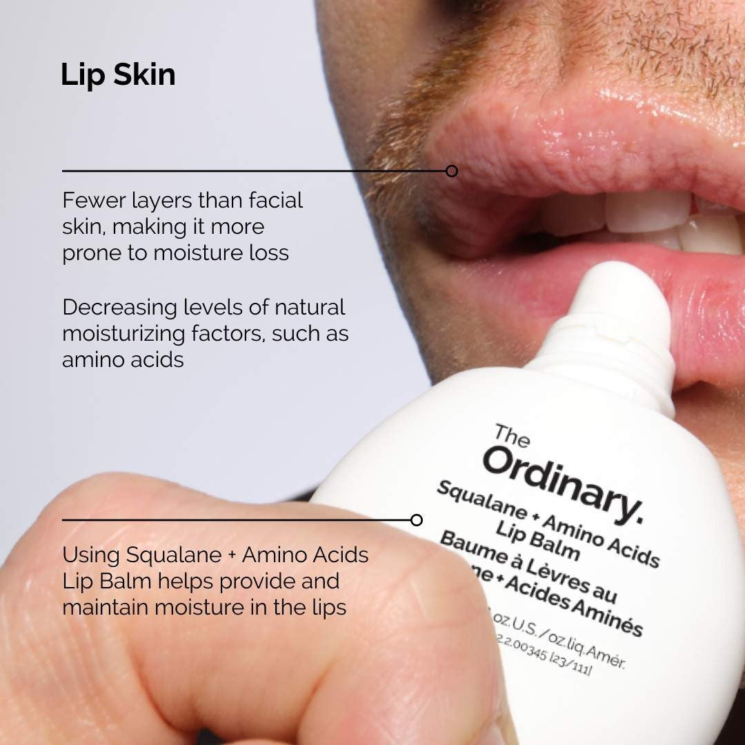 The Ordinary Squalane + Amino Acids Hydrating Lip Balm