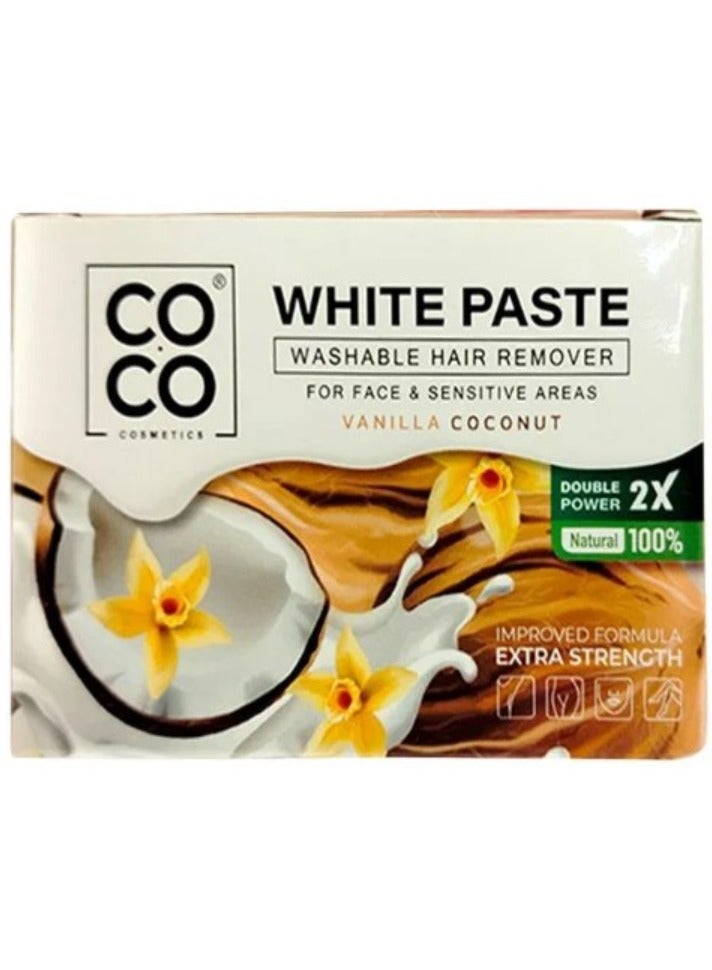 Coco Vanilla Coconut White Paste for Body and Facial Hair Removal 100g