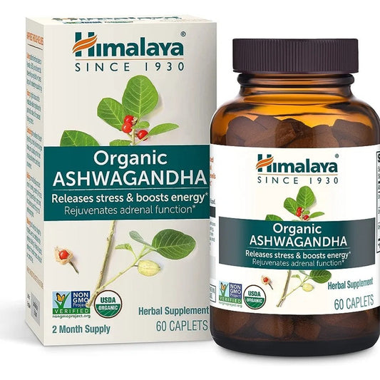 Himalaya Organic Ashwagandha 60 Caplets