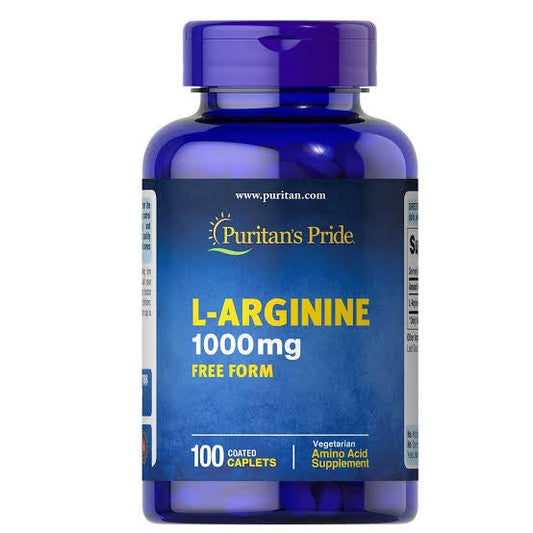 Puritan's Pride L-arginine 1000 Mg Capsules, 100 Count