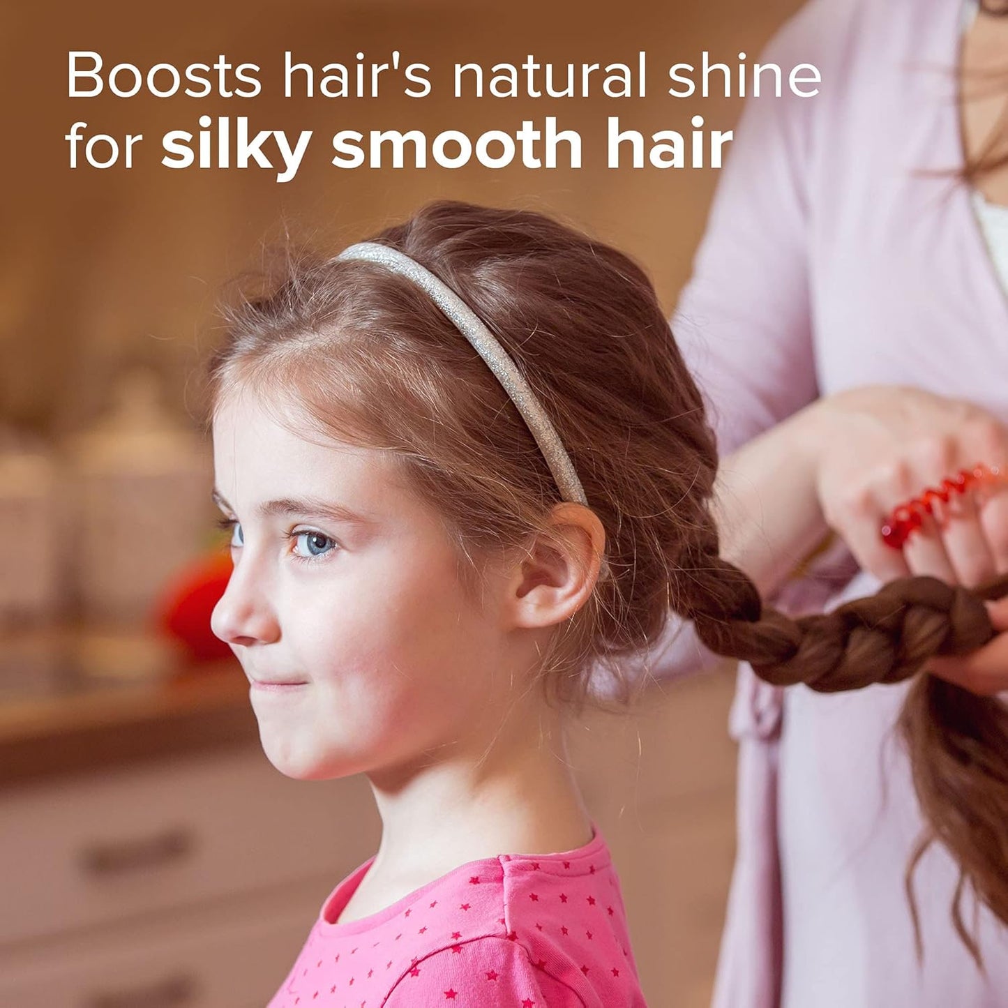 Johnson's Baby Kids Shampoo Shiny Drops, 300ml, Gentle Formula Free from Dyes for Soft, Shiny Hair, Suitable for Daily Use on Delicate Scalps and Sensitive Skin