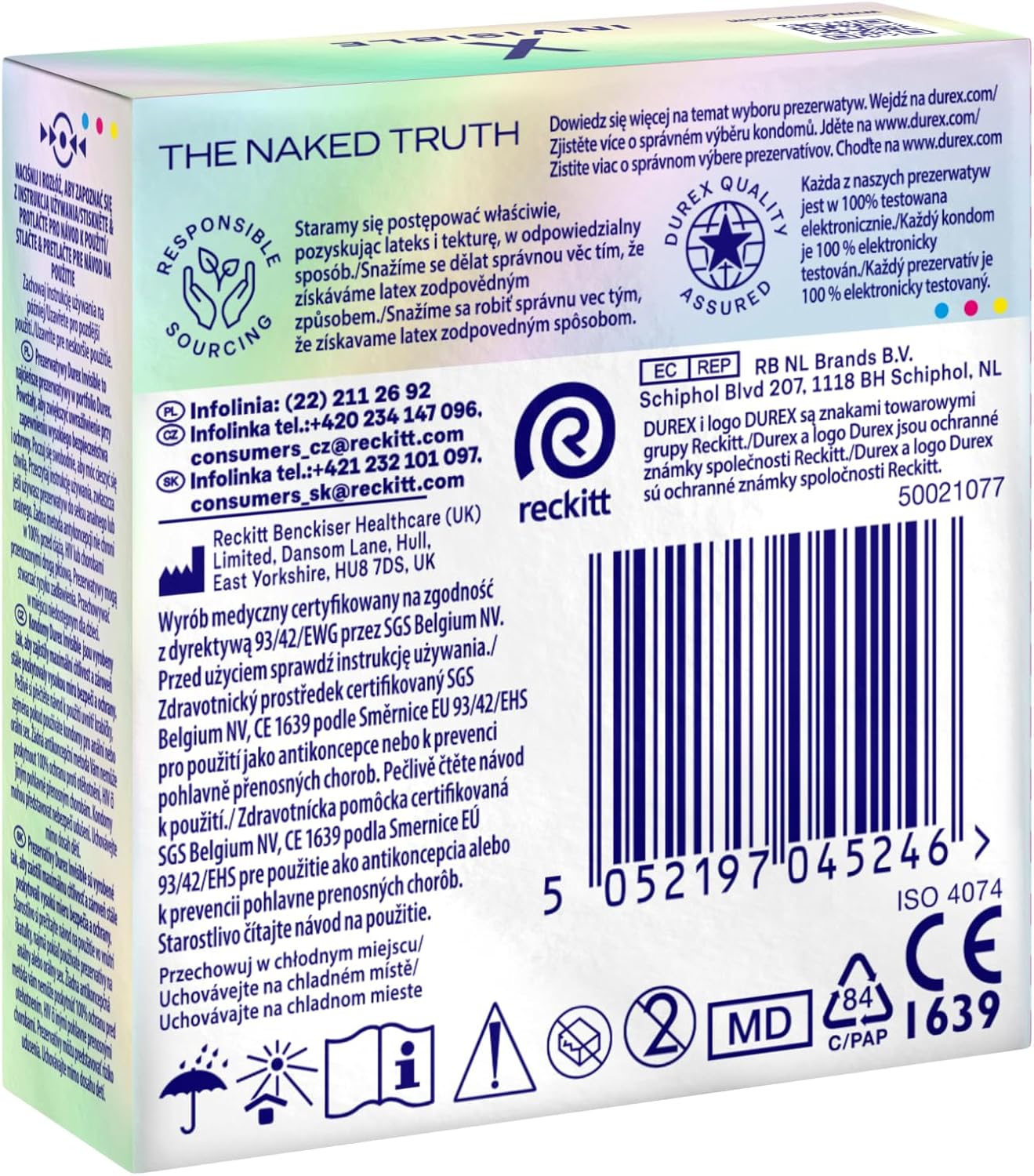 Durex Invisible Ultra Sensitive 3 Count