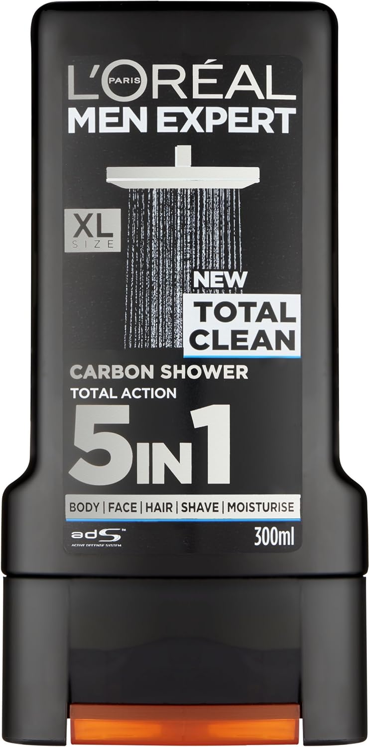 L'Oréal Men Expert Total Clean Shower Gel, 300ml