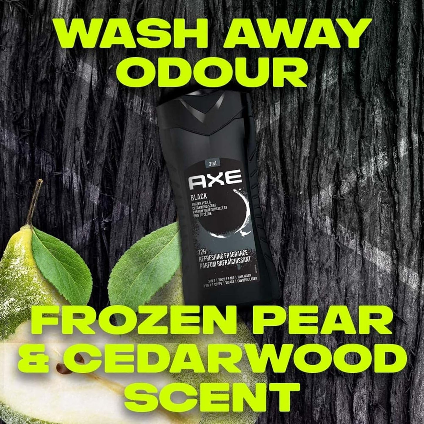 X 3 * 1 Shower Black 250Ml