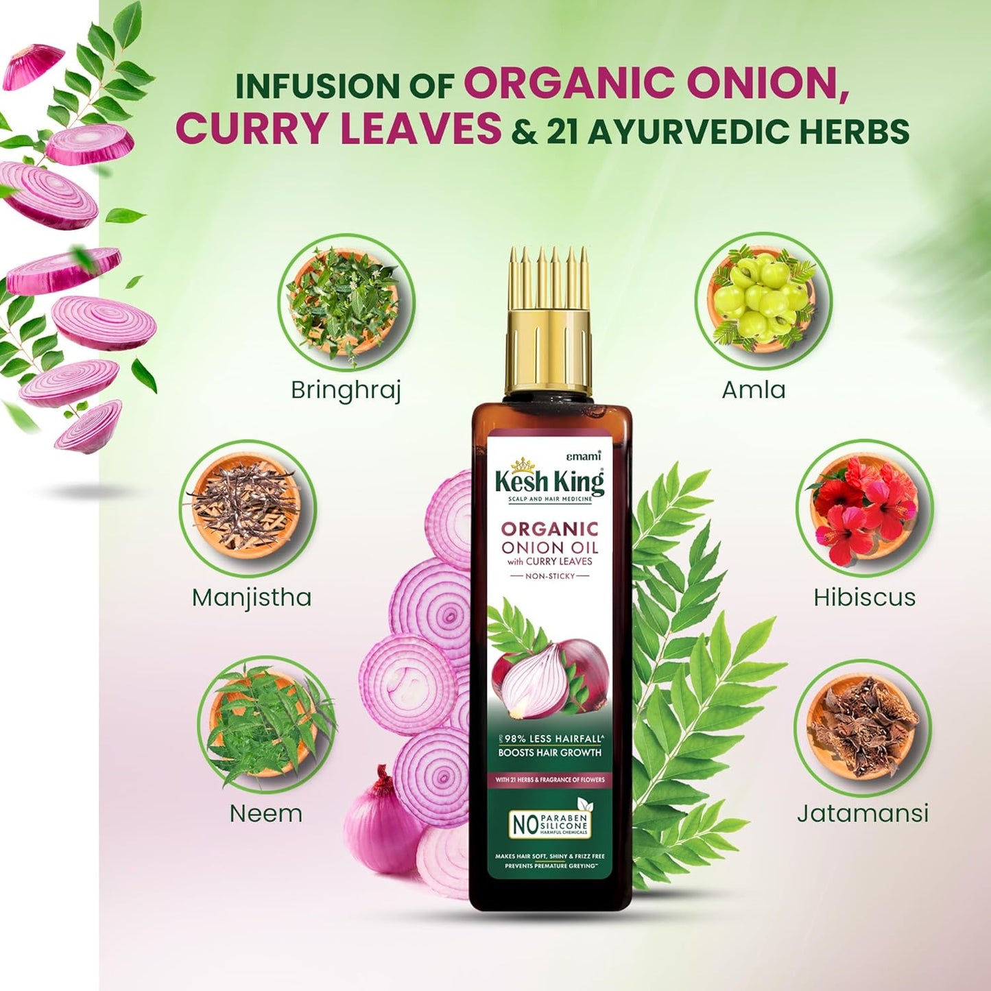 Kesh king Ayurvedic Onion Oil 100ml