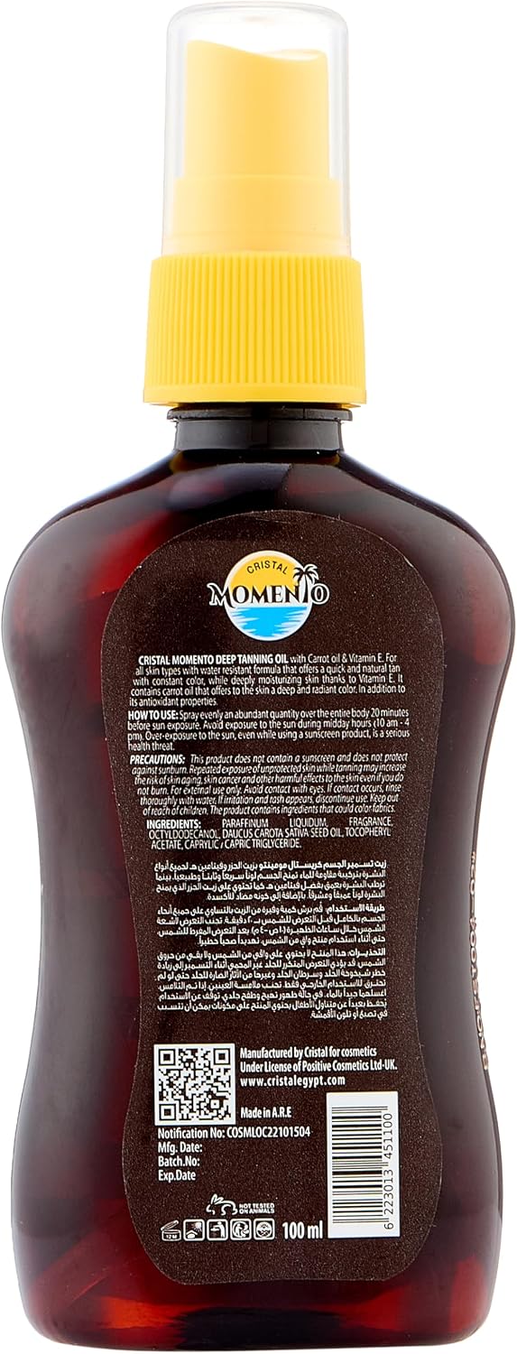 SPF DEEP TANNING OIL 100M