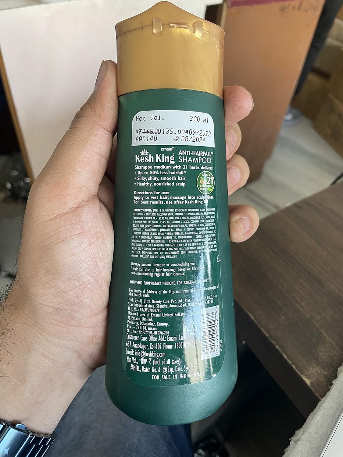 Kesh King Anti-Hair Fall Shampoo 80ml