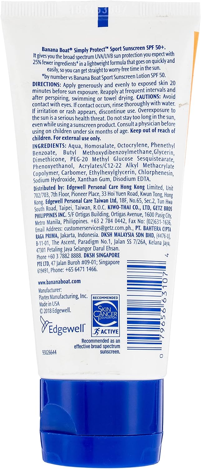 Banana Boat S.P Spf50+ Sport (1074) new