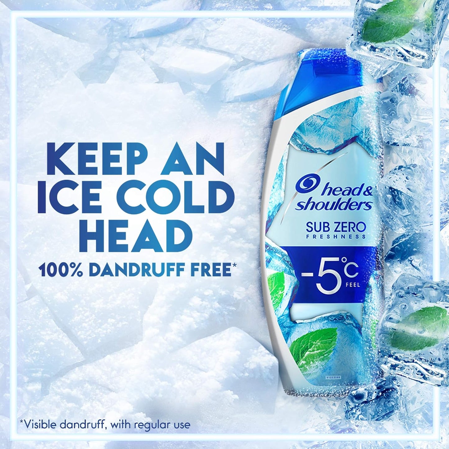 Head & Shoulders Sub Zero Freshness Anti-Dandruff Shampoo - 400 ml